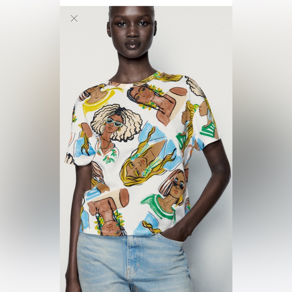 Zara printed shirt